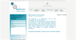 Desktop Screenshot of oralhealth.com.ar