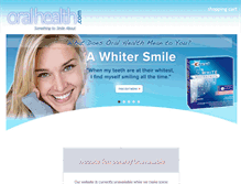 Tablet Screenshot of oralhealth.com