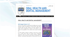 Desktop Screenshot of oralhealth.ro